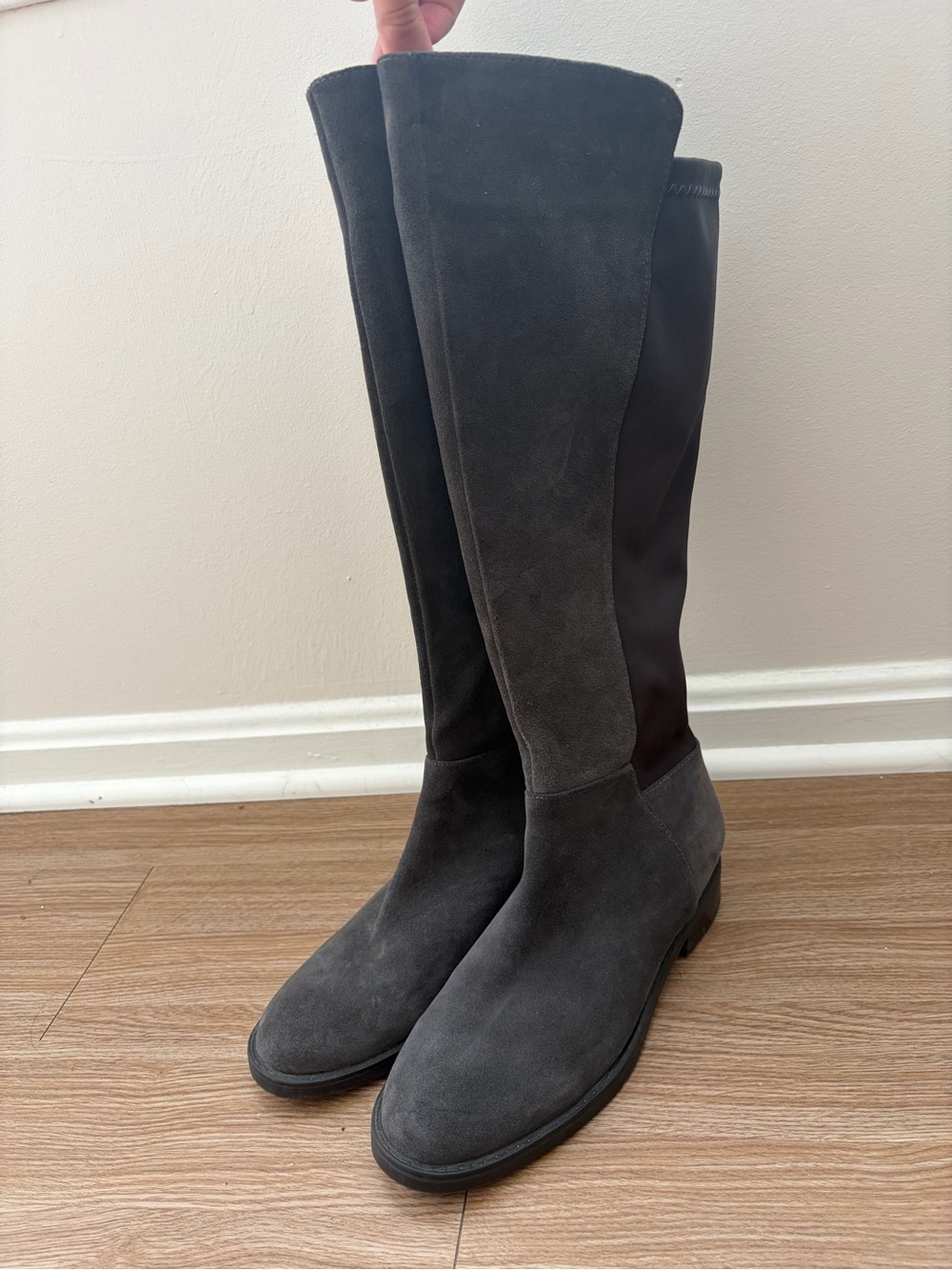 Women’s Blondo Ellie Waterproof Suede Knee High Riding Boots
